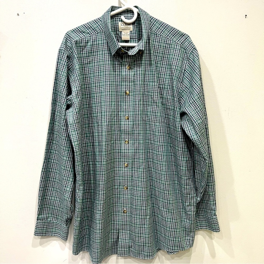 L.L Bean Traditional Fit Button Down Longsleeve Shirt Men’s Size Large-Tall